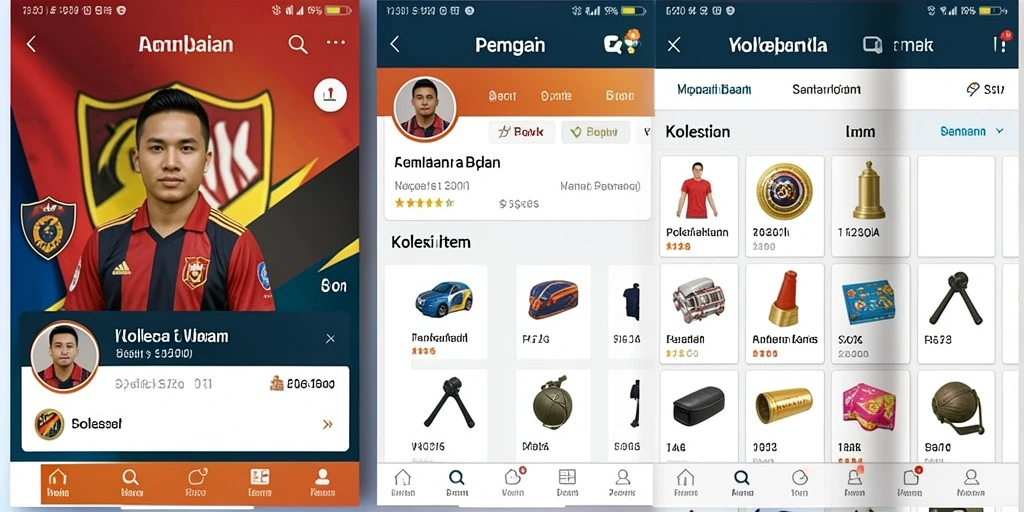 Tampilan antarmuka yang modern dan user-friendly.